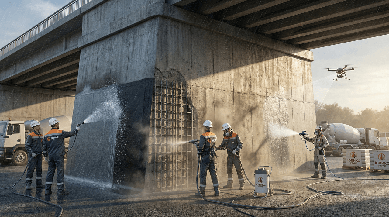 Защита бетона и железобетонных конструкций